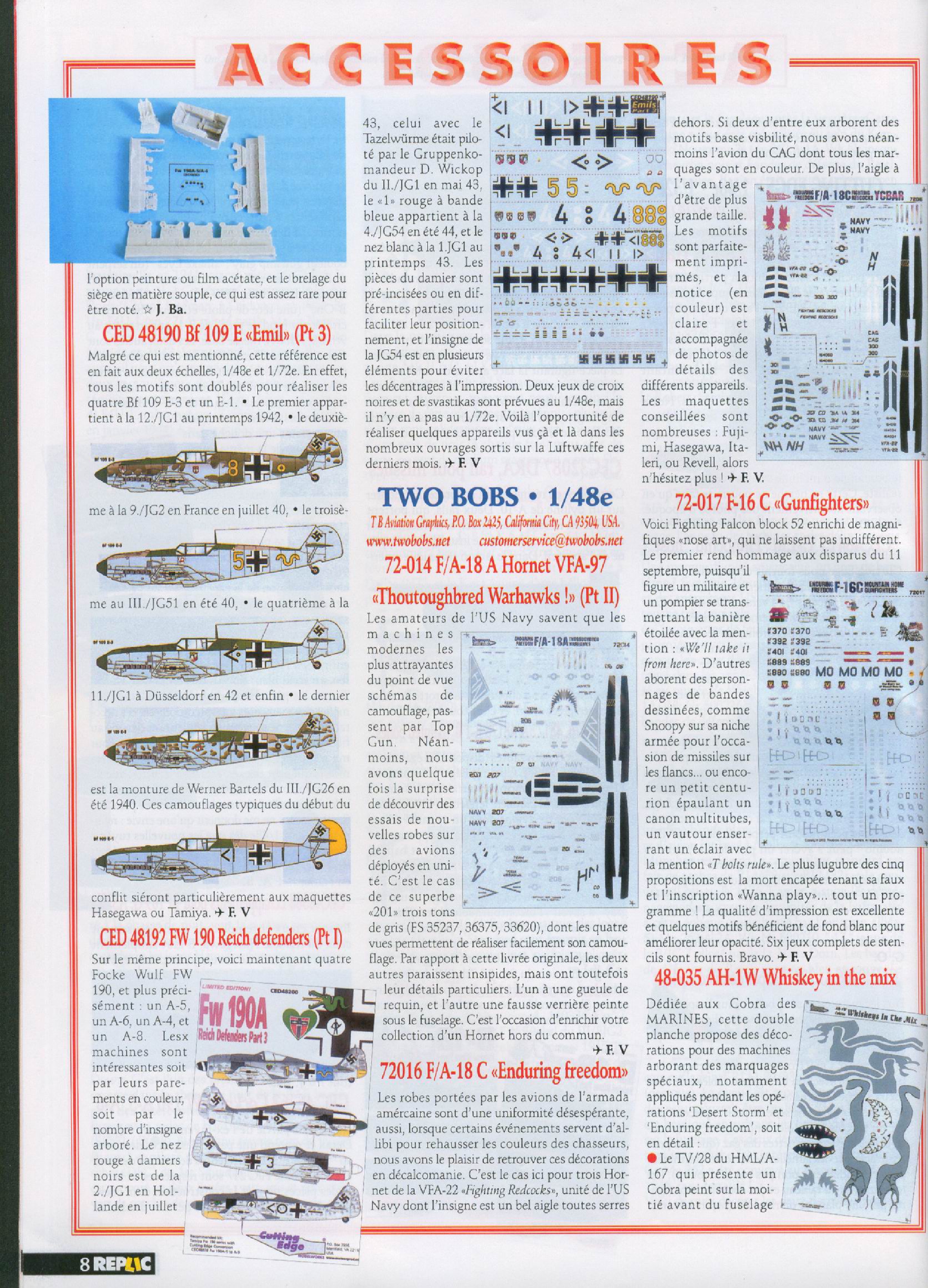 Replic 140 - Blohm &pwd= Voss BV 222, PZL P-11C, A-26K Invader, Technic - Wheels